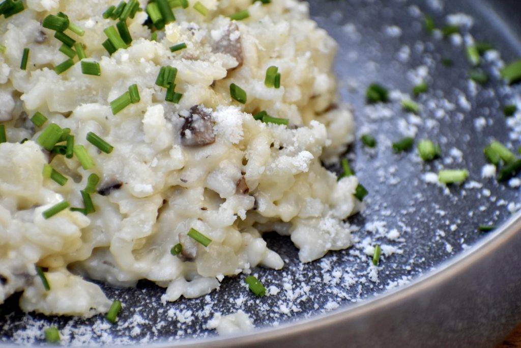 mushroom truffle risotto