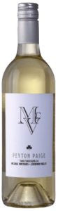 Bottle of McGrail Peyton Paige Sauvignon Blanc 2024 featuring a pale straw color and citrus-forward profile